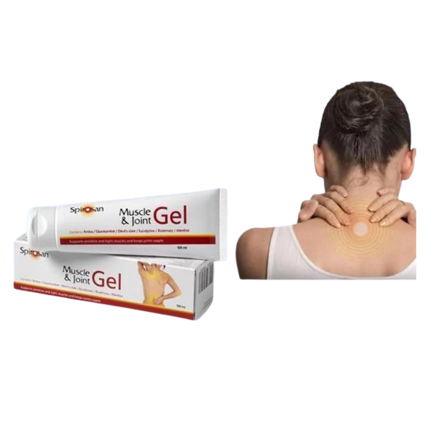 Gel Spirosan Muscle + Joint | Gel musculaire et articulaire | Pour les muscles sensibles et coincés | Pour les joints flexibles | 100 ML